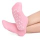 thumbnail image 2 of 1 par de calcetines de Mezclas de algodón resistentes al deslizamiento rosa de hidratantes y exfoliantes Unique Bargains Calcetines hidratantes de gel, 2 of 9