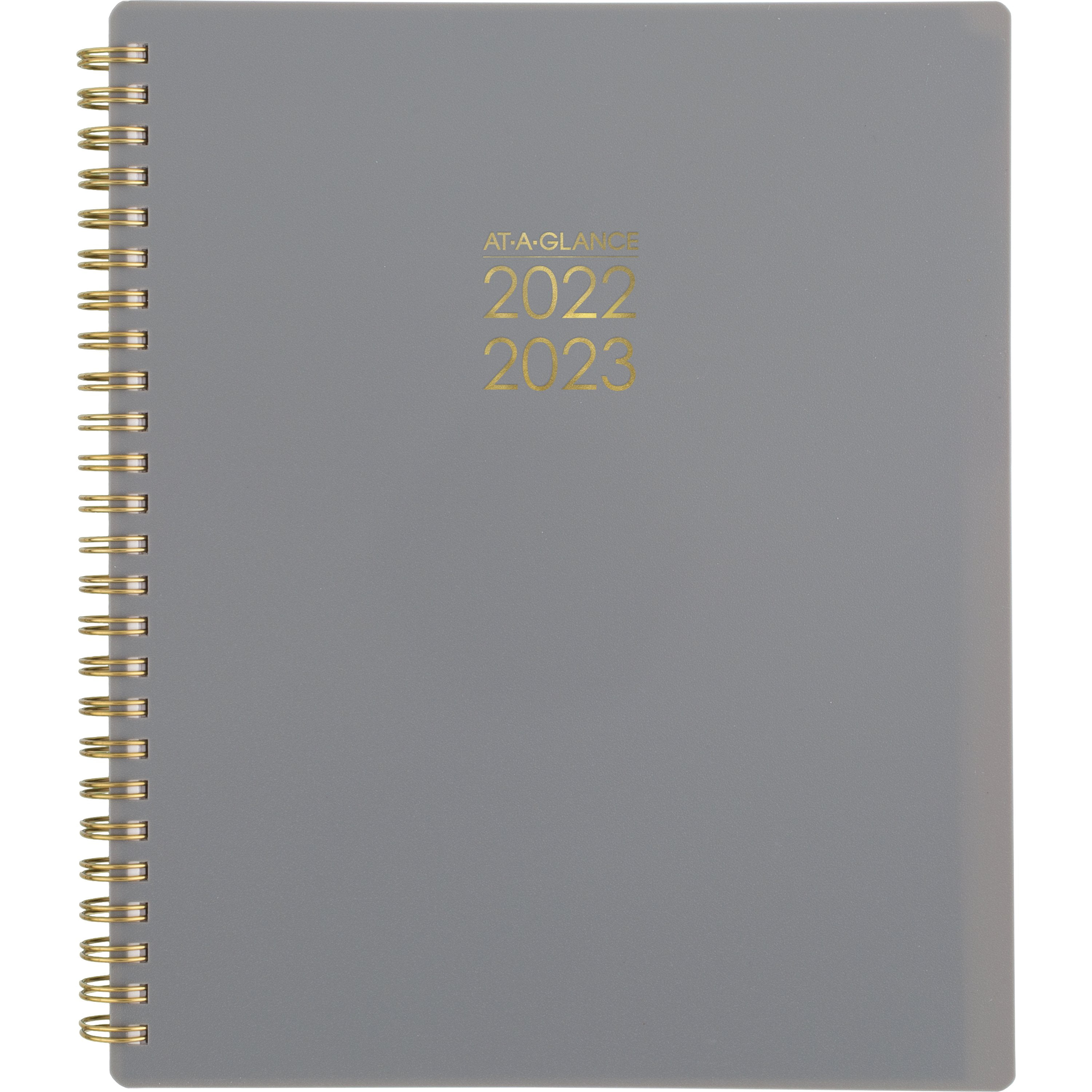 AT-A-GLANCE 2022-2023 Weekly Monthly Academic Planner, 7' x 8 3/4', Harmony, Gray (1099W-805A-27-30)