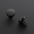 thumbnail image 2 of Ravinte 10 Pack Drawer Pulls 1-1/4 Inch Kitchen Cabinet Knobs Solid Round Dresser Drawer Knobs Matte Black Dresser Knobs Drawer Knobs Simple Cabinet Hardware For Cupboard Drawer Pulls, 2 of 7