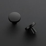 Ravinte 10 Pack Drawer Pulls 1-1/4 Inch Kitchen Cabinet Knobs Solid Round Dresser Drawer Knobs Matte Black Dresser Knobs Drawer Knobs Simple Cabinet Hardware For Cupboard Drawer Pulls
