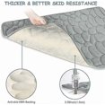 thumbnail image 5 of Non-Slip Memory Foam Bath Mat, Absorbent Machine Washable Bathroom Mat, Machine Washable, Bathroom Shower Mat, Pink, 40 * 60cm, 5 of 5