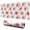 White Cow Strawberry, variant on Long Mouse Pads for Desk,White Cow Milk Strawberry Pattern Desk Mats on Top Of Desks, Desk Mouse Pad Extra Large with 3mm Non-Slip Base and Stitched Edge for Gaming,Office,Work,Home 31.5"x11.8"