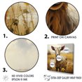 thumbnail image 4 of Designart "Goats Glee In The Meadow" Animals Goat Picture Framed Canvas Art Print, 4 of 5