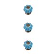 thumbnail image 3 of Langgg Céramique Boutons de Porte de Citrouille Armoire Tirer Poignée Rétro Décoratif Poignée Salon Réparation Quincaillerie Bleu 3Set, 3 of 6