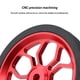 thumbnail image 5 of Yuarrent 1 par de accesorios para bicicleta Easywheel CNC de alta resistencia, neumáticos de empuje de superficie lisa de goma, pieza de Ciclismo Oro, 5 of 6