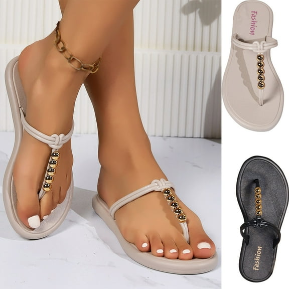 Xunlbb Flip-flops for Womens Non Slip Lightweight Thong Sandals Waterproof Shower Shoes Indoor Outdoor Womens Sandals Slip-on Summer Beach Vacation Holidays Free Size