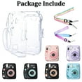 thumbnail image 6 of Instax Mini 11 Case, Clear Protective Camera Case for Fujifilm Instax Mini 11 with Upgraded Film Mini Pouch, Instax Camera Accessories with Shoulder Strap & Sticker, 6 of 7