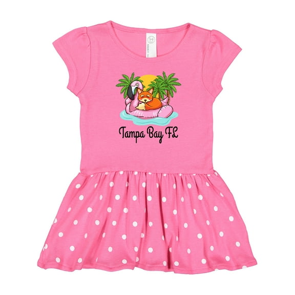 Inktastic Tampa Bay Florida Flamingo Gift Baby Girl Dress