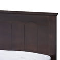 thumbnail image 4 of Baxton Studio Schiuma Wood Twin Panel Bed in Cappuccino, 4 of 5