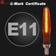 thumbnail image 3 of Universal 12V Amber LED Motorcycle Turn Signal Lights Kit, IP68 Waterproof Rear Blinker Accessories, 4-Pack Flasher Indicators for Bikes, 3 of 5