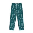 thumbnail image 4 of Xecao Tropical Pineapple Men's Straight Lounge Pajama Pants: The Ultimate in Comfortable Sleepwear, 4 of 9