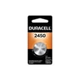 thumbnail image 1 of Batería de litio Duracell 2450 de 3 V, paquete de 1 unidad, batería de botón de litio para dispositivos médicos y de fitness, relojes y más, celda de litio CR de 3 voltios, 1 of 5