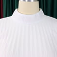 thumbnail image 6 of AURA Chiffon Midi Dress Cape Batwing Extra Long Sleeve Round Neck High Waist A-Line S-XXXL, 6 of 7