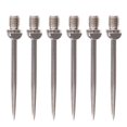 thumbnail image 1 of icolorfuled Portable and Practical Iron Dart Heads with Smooth Surface Silver Color for Playing Use 6 Pieces, 1 of 7