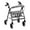 Black and Gray Leopard Print, variant on HELLHERO Floral and Avian Motifs Back Rest Covers and Rollator Walker Seat Covers for Unisex Easy to Clean for Washable