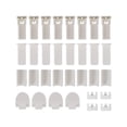 thumbnail image 1 of yuksok 32 Pièces Ensemble de Réparation Vertical Facile à Installer Rideau de Bureau Multifonction, 1 of 9