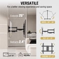 thumbnail image 6 of CondoMounts No Drill Full Motion Small Pillar TV Mount fits upto 70" TV, 6 of 7