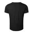 thumbnail image 5 of JAKANYQ Male T-Shirts Short Sleeved V Neck Solid Color Stitching Pocket T Shirt Top Classic Lightweight, 5 of 5