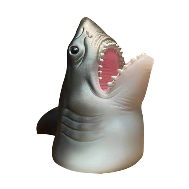Children's Height Touch Decive Wall Mounted Glowing Shark Jumping Exerciser