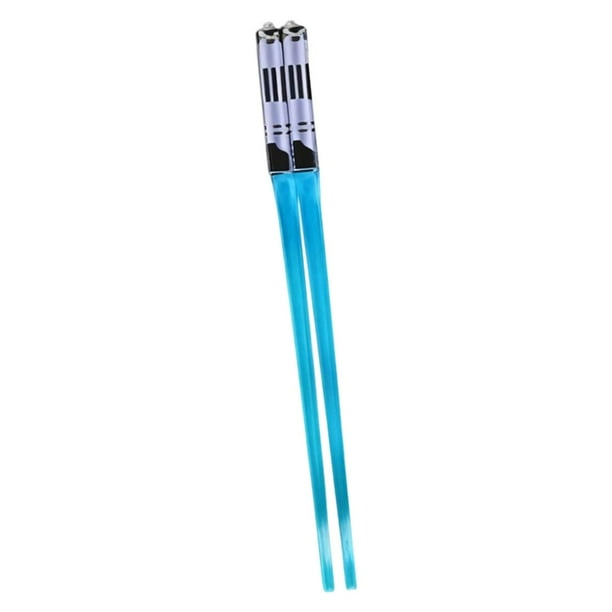 2 piezas de palillos de sable de luz que se iluminan, palillos brillantes de colores para fiestas Azul