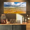 thumbnail image 1 of Stormy Summer Sea with White Clouds - Seascape Canvas Art Print, 1 of 3