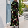 thumbnail image 2 of Vestido largo de pimientos picantes Vestido de verano Ropa de mujer Vestido para mujer 2024, 2 of 4