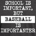 thumbnail image 3 of CafePress - Baseball Is Importanter T Shirt - Men's Classic Graphic Cotton T-Shirt, 3 of 4