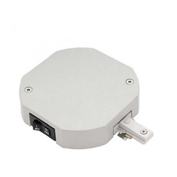 THL-HLE-7A-WT WAC Limited Accessory - 5.13 Inch Single End Track Limiter - 7Amps-White Finish