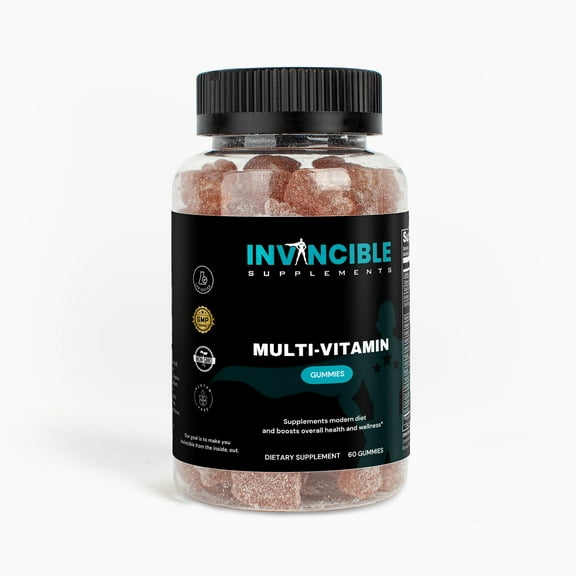Invincible Supplements Multivitamin Gummies – Daily Immune Support, Heart Health, Sleep & Cognitive Function