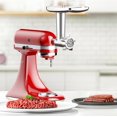 thumbnail image 7 of Meat  Attachment for  Stand Mixer, Metal   for Kitchen Aid Includes 4 Grinding Plates, 3 Sausage Stuffer Tubes and 2, 7 of 7
