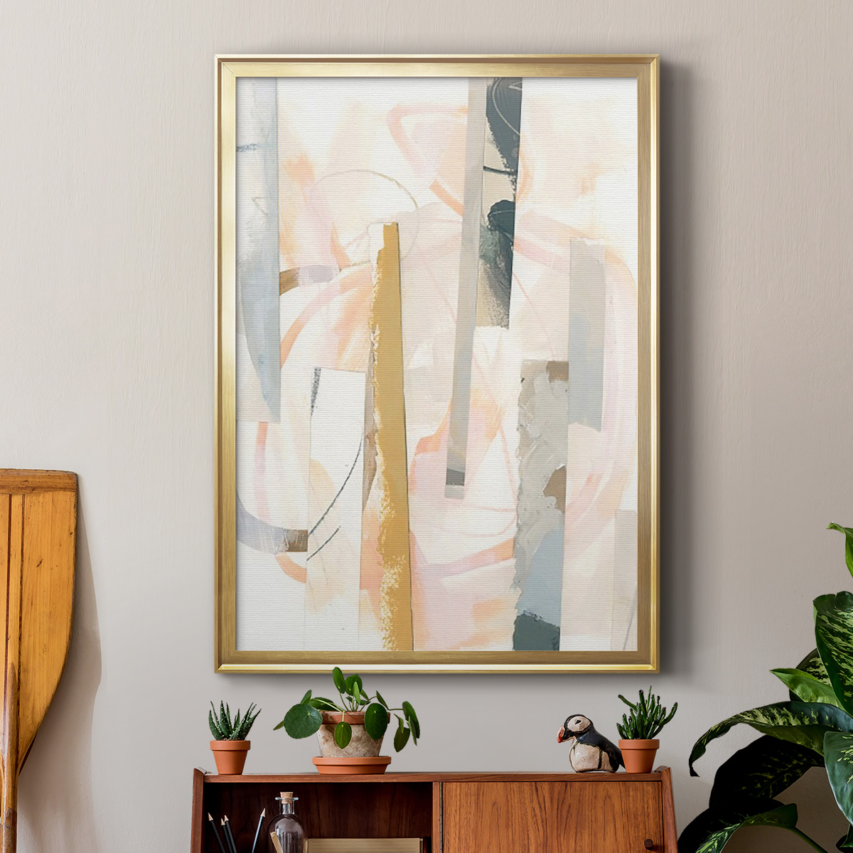 Melon Litmus I Premium Framed Print, in Gold, Black, or Silver - Ready to Hang