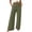 Army Green, variant on CHGBMOK Wide Leg Pants for Women Dressy High Waisted Flowy Lounge Palazzo Pant Beach Vacation Clothes