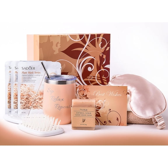 12-Piece Gift Set for Women, Birthday Gift for Mom Wife Sister Girlfriend Coworker, Mothers Day Gift, Bridal Shower, Skin Care and Relaxation Set