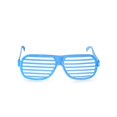thumbnail image 1 of Bewildely Gafas de sol con persianas para adultos, gafas de lujo portátiles, accesorios de decoración para disfraces, gafas para actuaciones en fiestas Kits de decoración para fiestas Azul Bewildely HA070465-04, 1 of 6