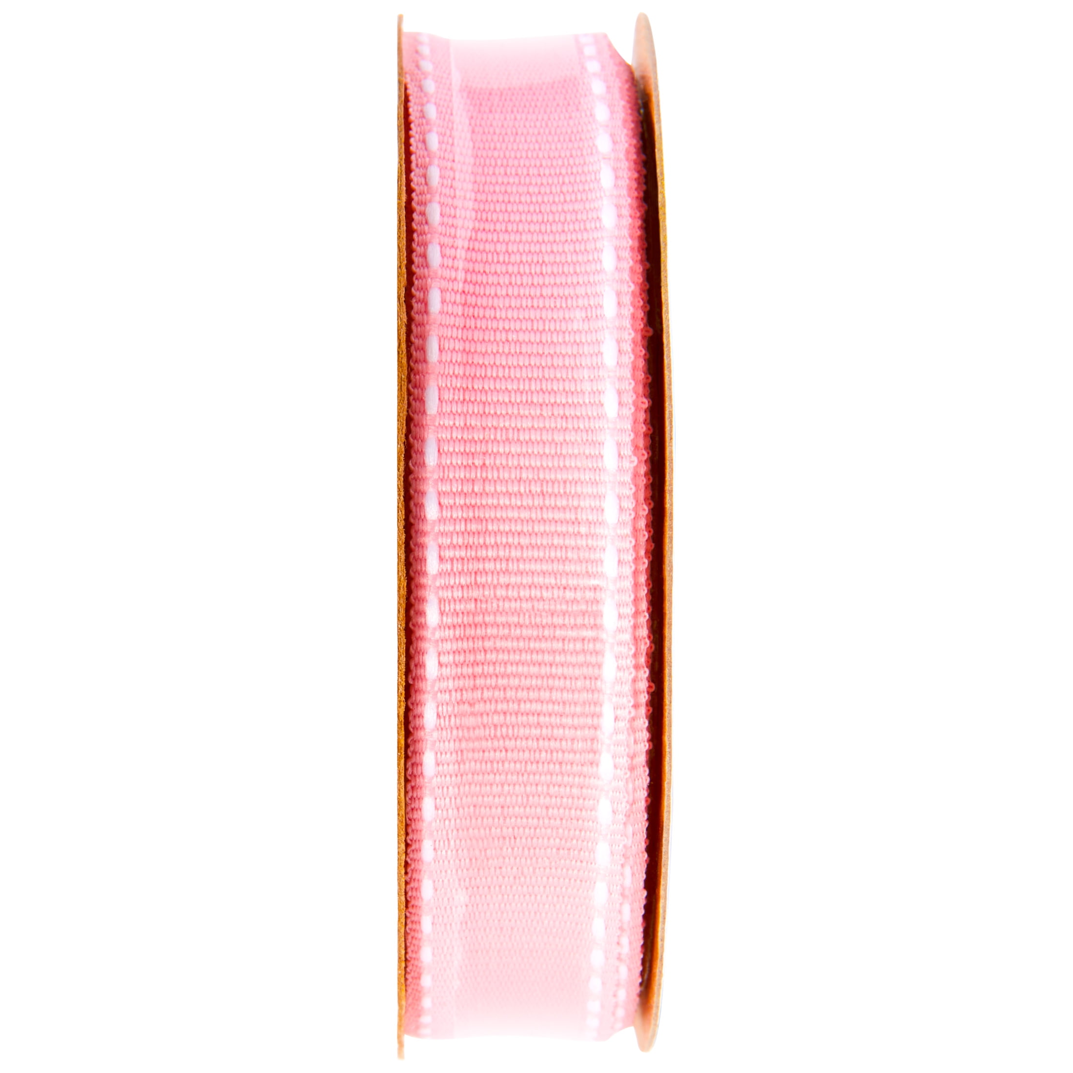 (3 pack) Offray Ribbon, Carnation Pink 5/8 inch Grosgrain Polyester Ribbon, 9 feet