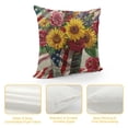 thumbnail image 4 of Chilfamy 4th of July Decorations Pillow Covers Summer Holiday Ocean Decor Sunflower with American Stars Stripes Flag Throw Pillow Case Independence Memorial Day Cushion Cover White, 4 of 5