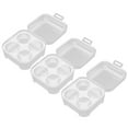 thumbnail image 3 of ColoMX 3 unids PP 4 celosías Caja de almacenamiento de huevos Refrigerador Contenedor de almacenamiento de huevos (blanco), 3 of 7