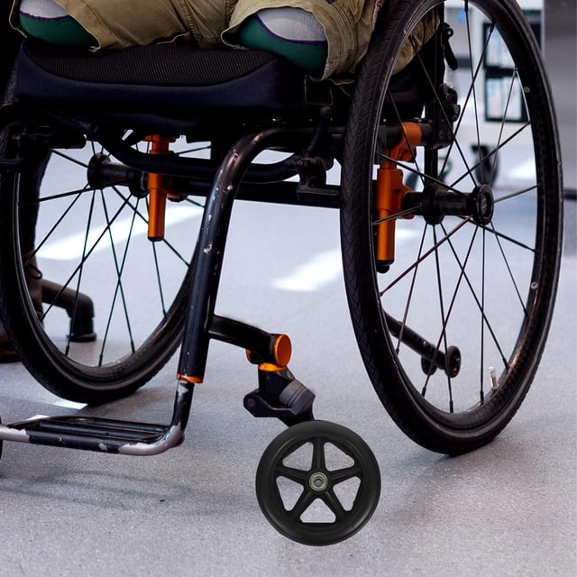 LOLIPPYY 1ensemble Remplacement de Roue avant de Fauteuil Roulant Polyvalent avec Design Silencieux et Robuste