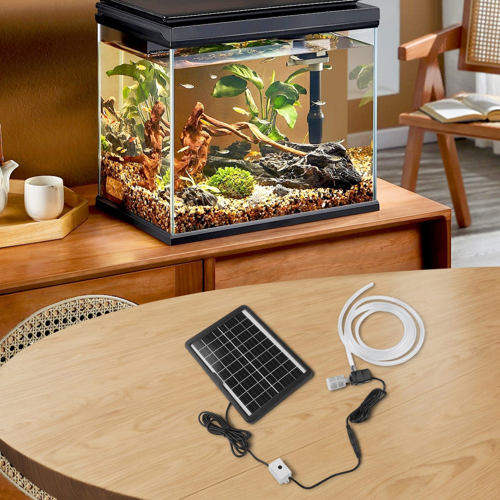 Aquatic Applications Solar Panel Compact Submersible Water Pump Cleaner Pump Aquarium Pump 12V Dc Voltage 2M Water Pipe