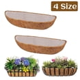 thumbnail image 4 of MYG Replacement Natural Coco Liner Fiber Goods Hanging Basket Coconut Planter Basket, 4 of 6