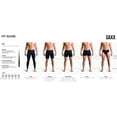 thumbnail image 6 of Saxx Underwear Men's Boxer Briefs - Daytripper Boxer Briefs with Built-in Ballpark Pouch Support  Pack of 2, Black/City Blue Heather, Large, 6 of 6