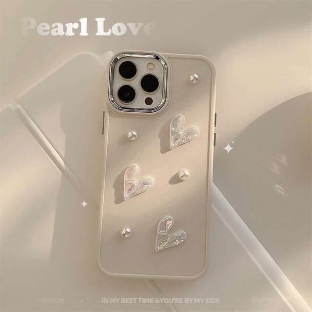 Funda transparente de Color epoxi para iPhone, carcasa decorativa tridimensional para iPhone 11, 12, 13 Pro Max, 14 Plus, X, Xs, Xr