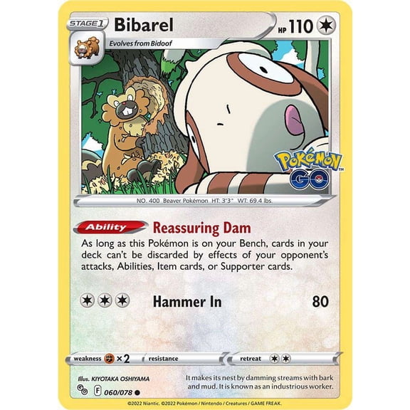 Pokemon GO Bibarel #60