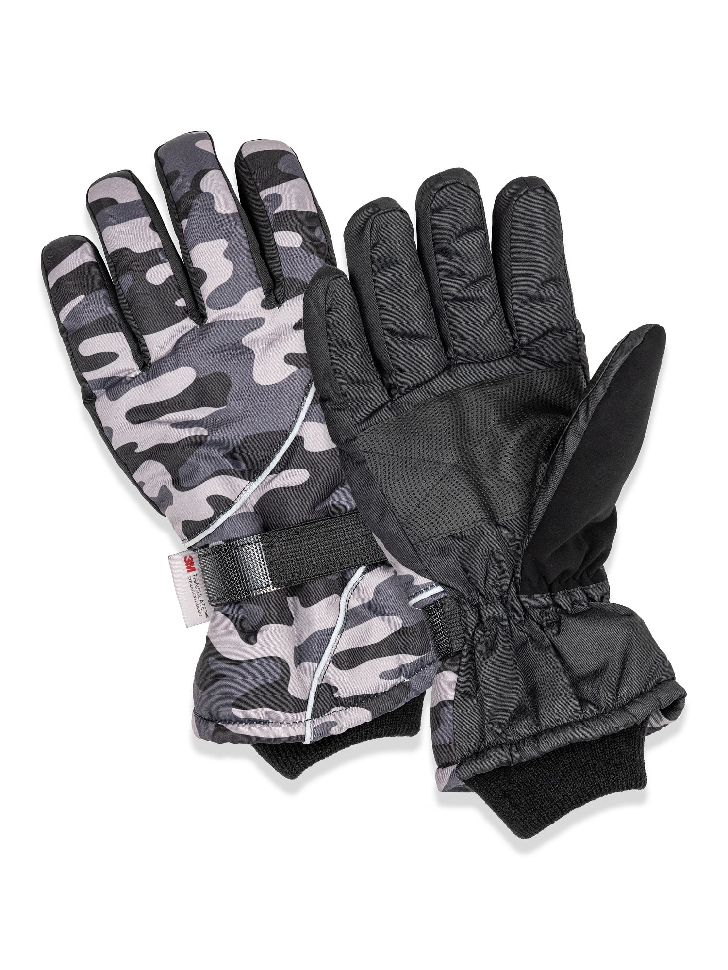 camo ski gloves