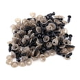 thumbnail image 3 of 100 piezas de ojos de plástico negro para muñecas, osos de peluche, marionetas, manualidades, material de 9 mm, 3 of 14