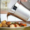 thumbnail image 5 of Mantén la salsa caliente con estilo con nuestra salsera de acero inoxidable, aislamiento de doble pared y tapa a prueba de polvo para verter crema en casa o en la cocina, 5 of 5