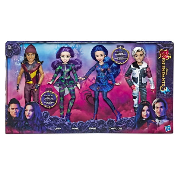 Disney Descendants 3 Isle of The Lost Collection 4 Pack Dolls