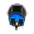 thumbnail image 2 of LAFGUR Push Button Switch, 22mm 12V LED Waterproof Self-locking Latching Push Button Switch On/Off LED Button Switch J Pin Terminal, 2 of 2