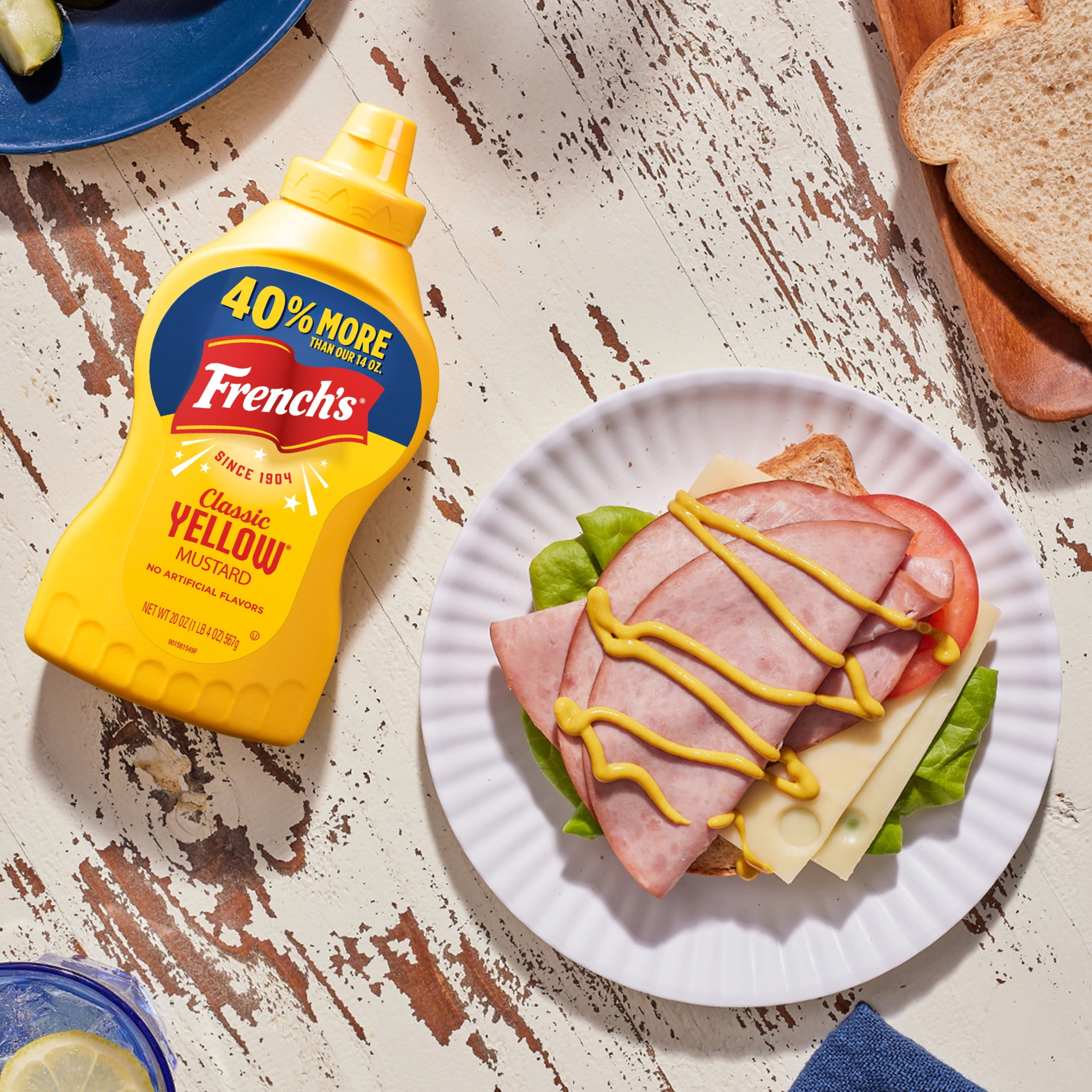 French's Kosher Classic Yellow Mustard, 20.0 oz Bottle