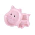thumbnail image 1 of Plato Dividido Cerámica Zulema 3 Secciones Feeding Bowl Cubiertos Cerdo, 1 of 8
